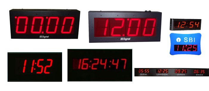 Digital Clocks 2 inch 4 inch 8 inch 12 inch(Tailor Made Product ...